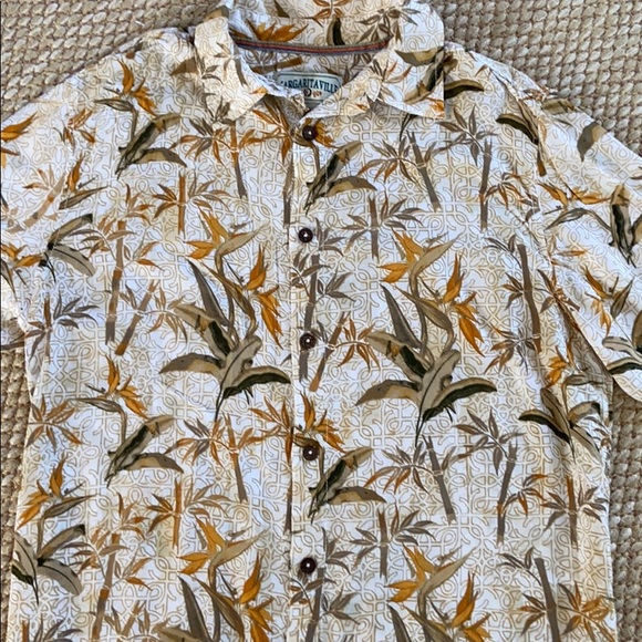 Men’s Margaritaville Hawaiian Shirt Medium Jimmy Buffet - Picture 2 of 7